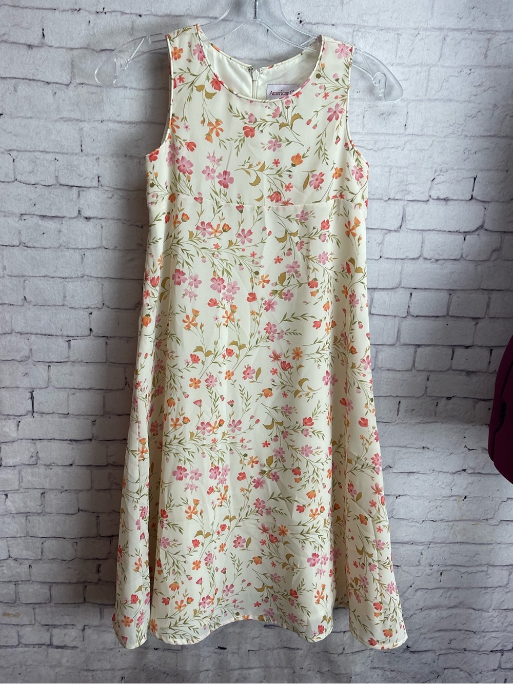 American girl size 7 girls flower garden dress
